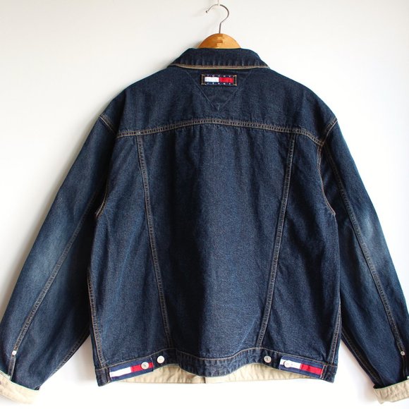 Vintage Dark Blue Tommy Jeans Denim Jacket - Picture 3 of 8